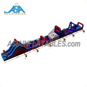 Giant Opblaasbare Hindernisbaan/Adrenaline Rush Opblaasbare Air Run 5k Obstakel Spel - Product Image 3