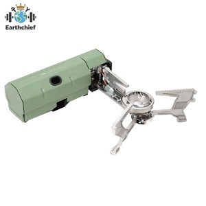 Оптовая продажа: Новая портативная газовая плита для кемпинга и барбекю, складная, металлическая, ручная, на бутане - Product Image 4