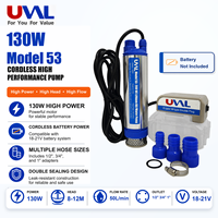 Pompa Submersible Diesel Portabel DC20V Pompa Submersible Baterai Lithium Tanpa Kabel Kecil 0il / Pompa Air 130W OEM