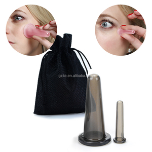 Copos de massagem de sucção de silicone para terapia sem BPA, conjunto portátil de copos de silicone para massagem facial e corporal de grau médico - Product Image 2