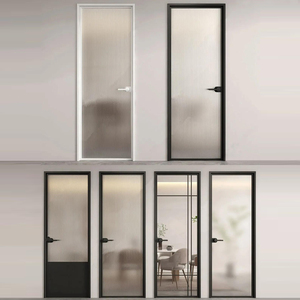 Pintu Jendela Ayun Minimalis Berbahan Aluminium - Profil Ramping Modern dengan Kaca Tempered Ganda untuk Dapur Kamar Mandi Interior - Product Image 1
