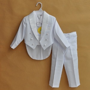 Camisa de Casamento dos homens Terno Batizado Vestido <span class=keywords><strong>Set</strong></span> 1-4 Anos <span class=keywords><strong>Baby</strong></span> <span class=keywords><strong>Boy</strong></span> Birthday Party Suit Blazer Coat Roupas de Batismo para Menino - Product Image 6