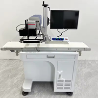 Nouvelle machine de marquage laser UV 5W 10W 20W, refroidie par eau, CNC entièrement automatique, haute productivité, métal, plastique, verre, cuir, cristal