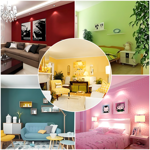 Peinture intérieure au latex Version mise à jour haute efficacité 5-en-<span class=keywords><strong>1</strong></span>/nature inoffensive, applicable aux chambres/salles de séjour Peinture écologique - Product Image 3