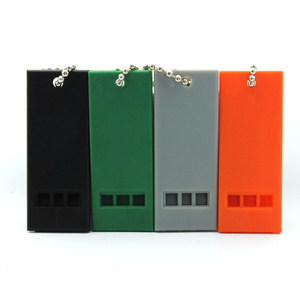 <span class=keywords><strong>Sifflet</strong></span> à <span class=keywords><strong>voix</strong></span> forte en plastique d'urgence marine <span class=keywords><strong>Sifflet</strong></span> extérieur orange imprimé personnalisé avec porte-clés - Product Image 2