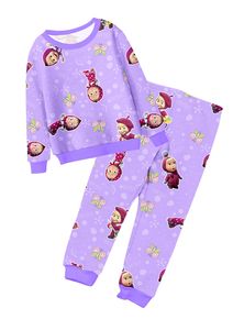 Conjuntos de Pijamas Familiares Personalizados ODM, Ropa de Dormir de Terciopelo para Niñas, Pijamas Tugege para Niños, Ropa de Dormir de Invierno para Niños - Product Image 3