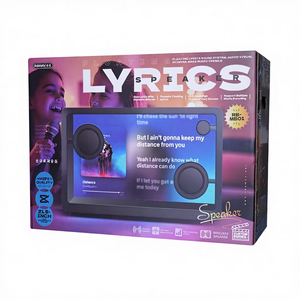 Enceinte Bluetooth avec écran d'affichage des <span class=keywords><strong>paroles</strong></span>, visuel émotionnel, double haut-parleur, audio Hi-Fi, faible bruit, son sans fil personnalisé - Product Image 1