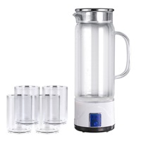 Jarra de Agua Hidrogenada Electrolizada Inteligente SPE PEM de 1L y 1600ppb