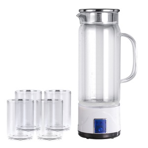Carafe d'eau hydrogénée électrolytique intelligente SPE PEM 1L 1600ppb - Product Image 1