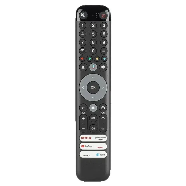 RC833 GUB1 For TCL QLED Smart TV Voice Remote Control Replacement With NETFLIX PrimeVideo YouTube Buttons 65C845