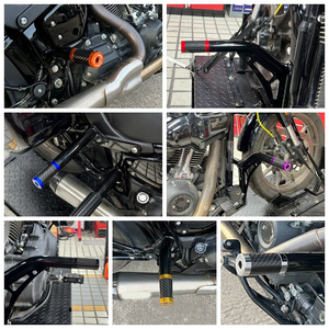 AKOSO Barra Protectora de Motor de Fibra de Carbono 3K Real para <span class=keywords><strong>Harley</strong></span> <span class=keywords><strong>Davidson</strong></span> Touring 2014+ - Product Image 4
