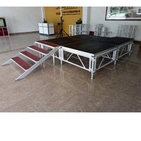 Promotion Exceptionnelle Scène de Concert Extérieure 5m*3m*4m, Podium Pliable et Portable en Alliage d'Aluminium avec Système de Levage de Scène et de Pont