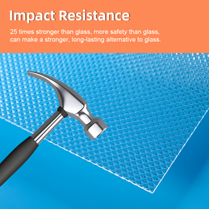 ورقة أكريليك منشورية شفافة لموزع نمط موشور Ugr متين لورق أكريليك منشوري Led مضاد للتألق - Product Image 5