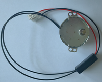 Moteur de ventilateur à montage sur panneau DYX 2.5-3RPM 24V 49TYJ-C synchrone monophasé 50/60Hz AC antidéflagrant 4W avec prises femelles et mâles