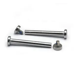 China Custom Made Stainless Steel Hexagon Socket Pan Head Pair Lock Male And Female Screws For Door Fasteners