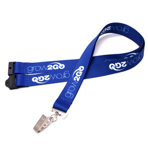 Lanière de <span class=keywords><strong>porte</strong></span>-<span class=keywords><strong>carte</strong></span> d'identité en polyester avec sérigraphie durable et légère pour un usage quotidien universel - Product Image 2