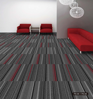 Alfombra Decorativa Moderna para Oficina o Sala de Estar, Alfombra Comercial Insonorizante de Polipropileno con Técnica de Tufted de Pelo Corto