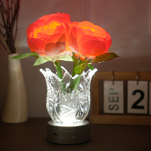 Đèn bàn hiện đại mới thay đổi màu sắc kéo cách làm mờ Đèn bàn hiện đại hiện đại với Đèn hoa Led cho đèn ngủ - Product Image 2