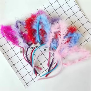 Serre-tête lumineux à oreilles <span class=keywords><strong>de</strong></span> lapin LED, idéal pour les fêtes et les cadeaux d'anniversaire - Vente flash - Product Image 6