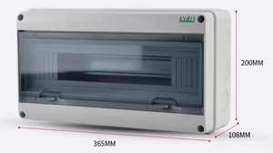 HT 5/8/12/15/18路户外防水配电箱断路器MCB电源塑料接线盒 - Product Image 5