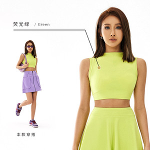 Custom Gym Fitness Ropa de mujer Trajes de tenis de 2 piezas Sexy Espalda abierta Yoga Tops Hot <span class=keywords><strong>Tennis</strong></span> Golf Faldas para mujeres Vestidos Casuales