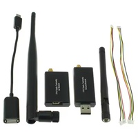 Module de radiotélémétrie 3DR 500mW pour UAV/RC, transmission longue portée 5km, 433MHz/915MHz, faible puissance, plastique, sensibilité -118dBm