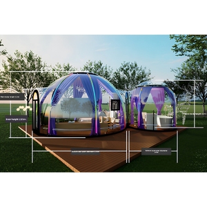 Dôme transparent en polycarbonate <span class=keywords><strong>pour</strong></span> séjour en plein air, chambre à ciel étoilé, maison-bulle, restaurant, location de maison et hébergement - Product Image 2