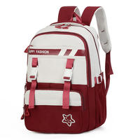 Sac à dos souple de voyage pour étudiants, style universitaire, avec fermeture éclair, bretelles doubles en Oxford, unisexe, capacité 36-56L
