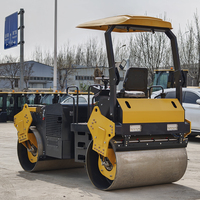 Compacteur routier de 4 tonnes certifié CE, fabriqué en Chine, pour le compactage du béton et de l'asphalte
