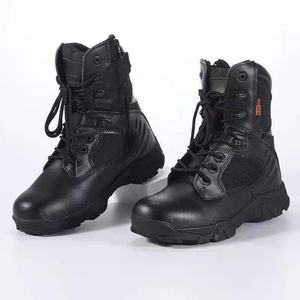 Double Safe Hot Herren Voll narben leder rutsch fest Outdoor Jungle Wandern Wasserdichte Gummi Taktische Stiefel für Herren - Product Image 1