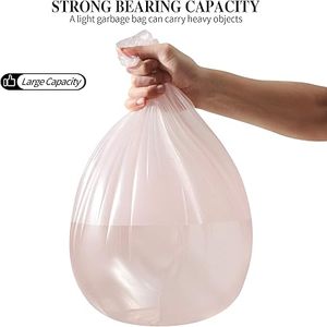 Huamaohengchun5 Rolls <b>Small</b> Trash Garbage Bags,, Durable Plastic Trash Bags for Office Home Bedroom Garden Waste <b>Bin</b>, 200 Counts - Product Image 3