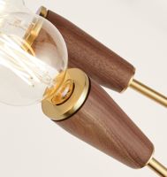 Lámpara de techo colgante minimalista industrial, pequeño colgante decorativo para dormitorio y sala de estar con base de bombilla E12