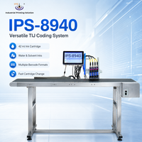 Imprimante jet d'encre thermique haute vitesse IPS-8940 avec cartouche de 42 ml pour l'impression de codes de date sur les emballages