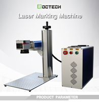 Machine de marquage laser à fibre 30W, graveur laser pour métal, acier inoxydable, aluminium, logo, code QR, marquage de produits
