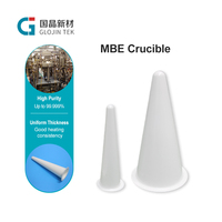 Creuset en nitrure de bore pirolytique CVD PBN de très haute pureté, creuset MBE pour la croissance epitaxiale de cristaux semi-conducteurs
