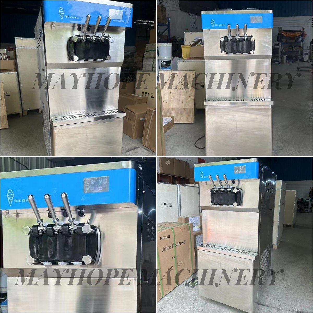 XY-ZT965 Desktop Ice Cream Machine - High Quality & Productivity