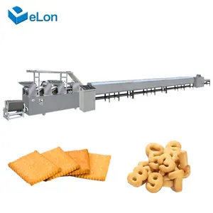Cookie Making Machine Automatic Biscuit Production Line Small Cookie Extruding Maker Cake Batter Depositor Wire cutting machine