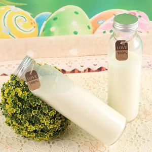 Fabriqué <span class=keywords><strong>En</strong></span> Chine élégant cadeau culture de noix de coco <span class=keywords><strong>en</strong></span> forme de bouteille <span class=keywords><strong>en</strong></span> verre de lait avec bouchon <span class=keywords><strong>en</strong></span> liège <span class=keywords><strong>en</strong></span> verre rond - Product Image 5