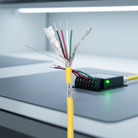 Kabel Komunikasi Sinyal RVVP Berlapis Timah/Tembaga Murni, Terlindung, Multicore, Terpilin, 2/3/4/5/6/7/8 Inti, 0.2mm-1.5mm