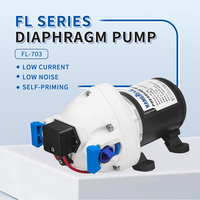 Mambaflo R3526144D Pompe à eau Flo-jet 12V DC Pompe à eau à trois chambres Pulvérisation agricole et irrigation goutte à goutte 3.0GPM 50PSI