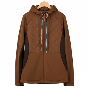 Veste matelassée légère isolante pour <span class=keywords><strong>femme</strong></span>, coupe-vent respirante avec fermeture éclair, idéale pour la <span class=keywords><strong>randonnée</strong></span>, sweat à capuche, vêtement de printemps - Product Image 4
