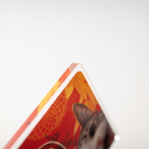 Llavero acrílico con logotipo corporativo OEM/Ode personalizado de calidad 100% de Taiwán con servicio de impresión digital para marca corporativa - Product Image 1