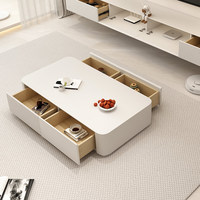 Meuble TV mural flottant de luxe moderne avec rangement pour salon ou chambre à coucher