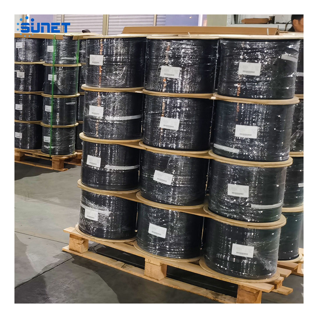 Sunet Ftth Drop Cable 1 Core 2 Core Fiber Optic Drop Cable