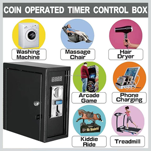 JY Precio Mayorista ODM/OEM Caja <span class=keywords><strong>de</strong></span> Control con Temporizador Operada por Monedas 110/240V con Aceptador Multimoneda para Máquinas Recreativas y Lavadoras - Product Image 3