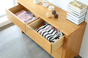 A3032 Nordic Style Solid Oak Wood Bedroom Furniture <strong>6</strong> <strong>Drawers</strong> Storage Chest of <strong>Drawers</strong> - Product Image 5
