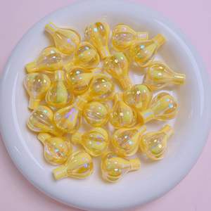 Two-color <b>Small</b> Hot Air <b>Balloon</b> Straight Hole Loose Beads DIY Mobile Phone Chain Keychain Material Acrylic Beads Color <b>Balloon</b> - Product Image 4