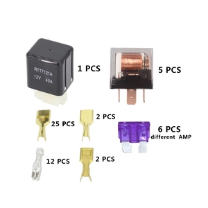 Hộp Cầu Chì Tự Động 6 Cách Với 1 Chiếc 12V 4P 40A + 5 Chiếc Rơle 4P 12V40A Bảo Hiểm Tự Động Máy Tính Bảng Hộp Cầu Chì Hộp Cầu Chì - Product Image 5