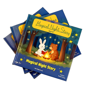 Custom Full Color Educational Children's Cardboard Book Hardcover Perfect Binding Digital <b>Printing</b> Film Lamination Coated <b>Paper</b> - Product Image 1