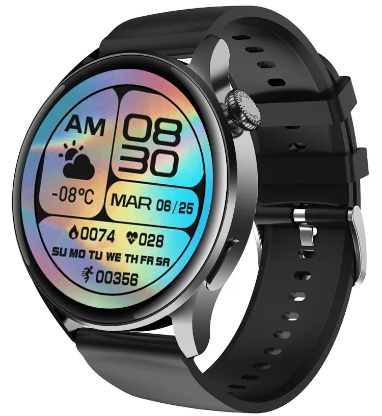 2022 Neue Produkte M33plus Sport-Smartwatches zeigen Smartwatches mit 1,35 "HD-Bildschirm Relogio NFC EKG-Smartwatch an